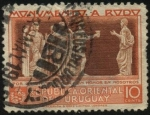 Stamps Uruguay -  Por quien te venza con honor en nosotros. Monumento en Montevideo a José Enrique Rodó escritor, prof