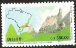 Stamps : America : Brazil :  TURISMO BRASILEIRO - DEDO DE DEUS RIO DE JANEIRO
