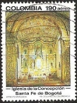 Stamps Colombia -  IGLESIA DE LA CONCEPCION - SANTA FE DE BOGOTA 