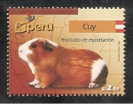 Stamps America - Peru -  Cuy - Producto de Exportación