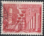 Stamps : Europe : Czechoslovakia :  Industrias de fundición de Kladno. (2)