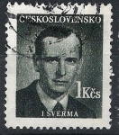 Stamps Czechoslovakia -   J. Sverma.