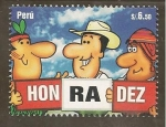 Stamps America - Peru -  Valores Culturales - Honradez