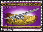 Stamps Colombia -  Historia de la Aviacion Colombiana.