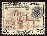 Sellos de America - Colombia -  Capilla y escudo