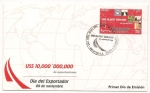 Stamps Peru -  US $ 10,000,000,000.00 Día del Exportador