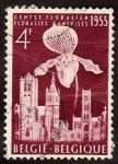 Stamps : Europe : Belgium :  Exposicion floral