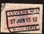 Stamps : Europe : Belgium :  Cifra
