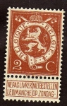 Stamps Belgium -  Leon rampante
