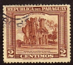 Sellos de America - Paraguay -  Ruinas de la iglesia de Humaita