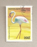Stamps Chad -  Ave Phoenicopterus ruber