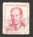 Stamps Czechoslovakia -  presidente antonin zapotocky