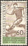 Stamps Czechoslovakia -  deporte, fútbol