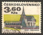 Sellos de Europa - Checoslovaquia -  iglesia de chrudimsko