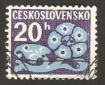 Sellos del Mundo : Europa : Checoslovaquia : estilo de flores