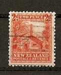 Stamps : Oceania : New_Zealand :  Serie Basica / Casa Maori