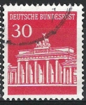 Stamps : Europe : Germany :  Puerta de Bradenburg