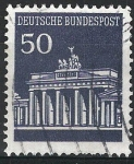Stamps Germany -  Puerta de Bradenburg