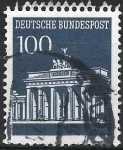 Stamps Germany -  Puerta de Bradenburg