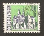 Stamps Czechoslovakia -  vista de la ciudad de kosice