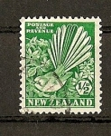 Sellos de Oceania - Nueva Zelanda -  Serie Basica / Paloma Diamante