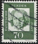 Stamps Germany -  L. Van Beethoven