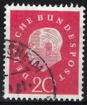 Stamps Germany -  Theodore Heuss