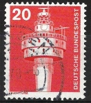 Stamps : Europe : Germany :  Faro y radar