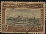 Stamps Uruguay -  Buques en la Bahía de Montevideo.