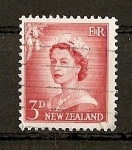 Stamps New Zealand -  Isabel II / Modificado.