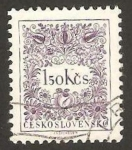 Sellos de Europa - Checoslovaquia -  cifra
