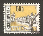 Sellos de Europa - Checoslovaquia -  1520 - Vista de Telc