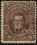 Sellos de America - Uruguay -  El General Artigas.