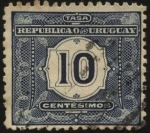 Stamps Uruguay -  Timbre tasa de 1902 