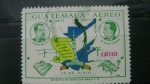 Stamps Guatemala -  Locomotora de vapor -