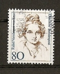 Stamps : Europe : Germany :  (RFA) Serie Basica / Rahel Varnhagen von Ense