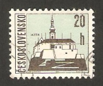 Stamps Czechoslovakia -  vista de la ciudad de nitra