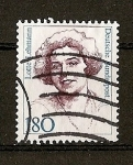 Stamps : Europe : Germany :  (RFA) Serie Basica / Lotte Lehmann