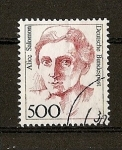 Stamps : Europe : Germany :  (RFA) Serie Basica / Alice Salomon