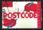 Sellos del Mundo : Europa : Holanda : Codigo postal.