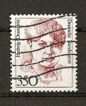 Stamps Germany -  (RFA) Serie Basica / Hedwig Dransfeld.