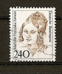 Stamps Germany -  (RFA) Serie Basica / Mathilde Franzisca