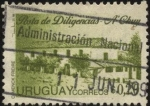 Sellos de America - Uruguay -  Monumento histórico. Posta de diligencias del arroyo Chuy. frontera con Brasil.