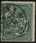 Stamps Uruguay -  Sello cifra del año 1877.