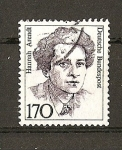 Stamps : Europe : Germany :  (RFA) Serie Basica / Hannah Arendt