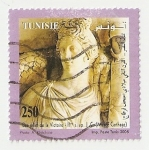 Stamps : Africa : Tunisia :  Escultura de Eras
