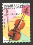 Stamps Spain -  4629 - instrumento musical, un violín