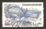 Stamps Czechoslovakia -  palacio de congresos de praga