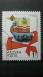 Sellos de Europa - Hungría -  locomotora diesel MK45
