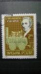 Stamps Hungary -  LOCOMOTORA DE VAPOR